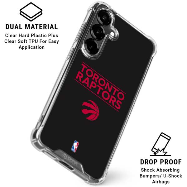 NBA Toronto Raptors Standard - Black Galaxy S26 Plus Clear Case
