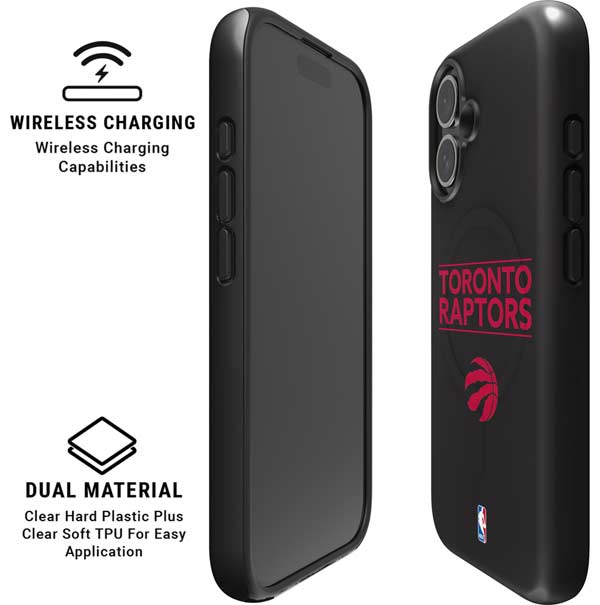 NBA Toronto Raptors Standard - Black iPhone 16 Plus Magsafe Impact Case