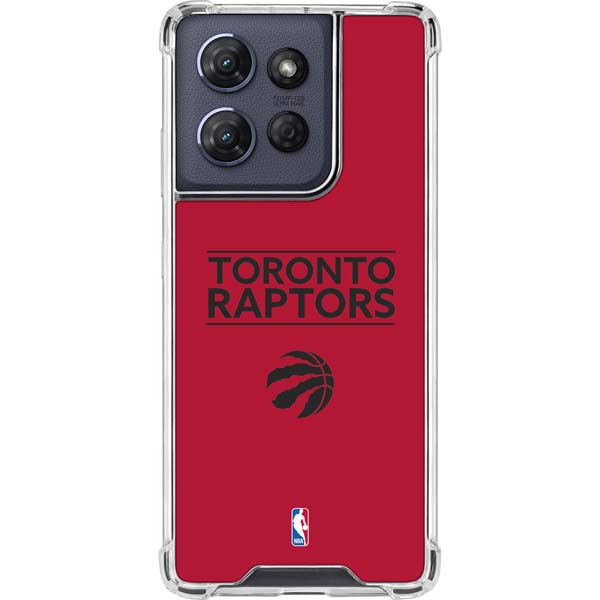 NBA Toronto Raptors Standard - Red Moto G Power 5G (2025) Clear Case