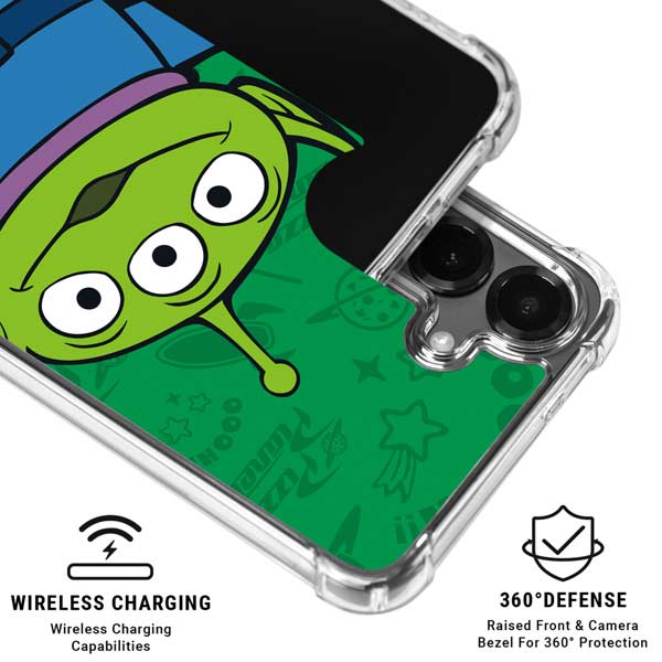 Disney Toy Story Alien Galaxy S26 Plus Clear Case
