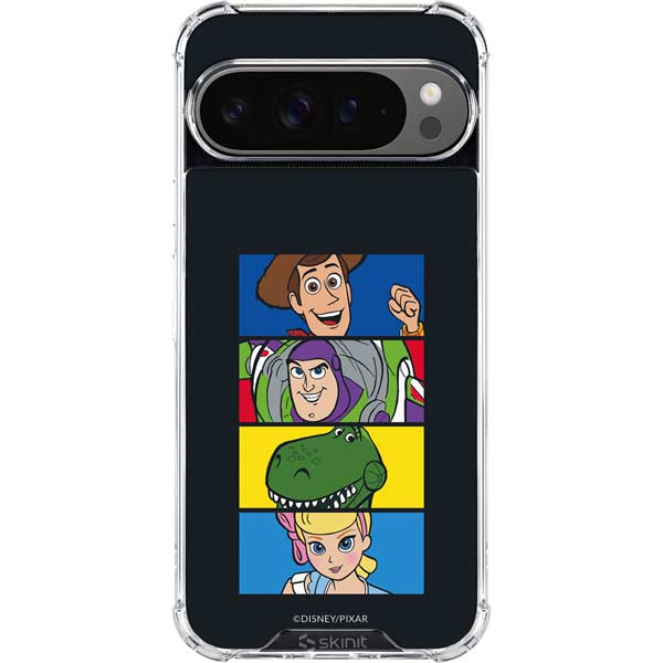 Disney Toy Story Character Grid Google Pixel 10 Pro XL Clear Case