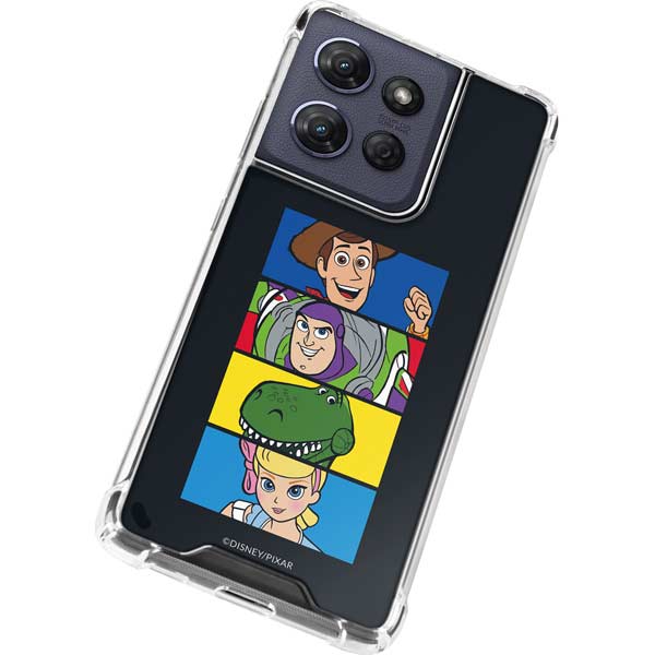 Disney Toy Story Character Grid Moto G Play 5G (2025) Clear Case