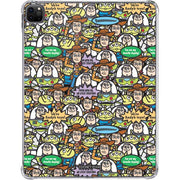 Disney Toy Story Characters Collage Pattern iPad Pro 11in (2024) Clear Case