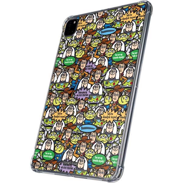 Disney Toy Story Characters Collage Pattern iPad Pro 11in (2024) Clear Case