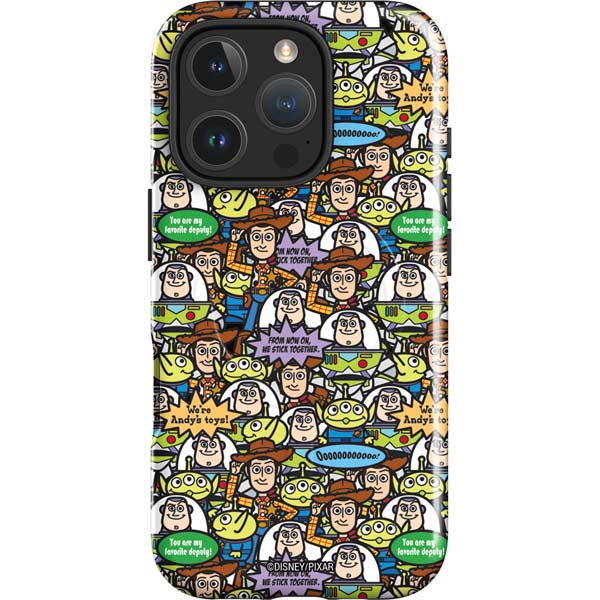 Disney Toy Story Characters Collage Pattern iPhone 16 Pro Magsafe Impact Case
