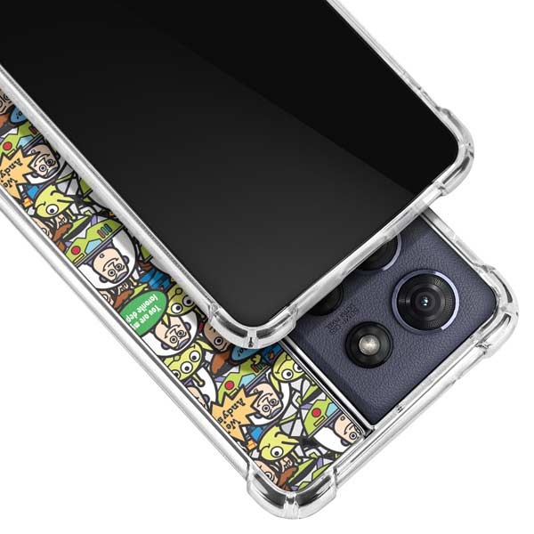Disney Toy Story Characters Collage Pattern Moto G Play 5G (2025) Clear Case