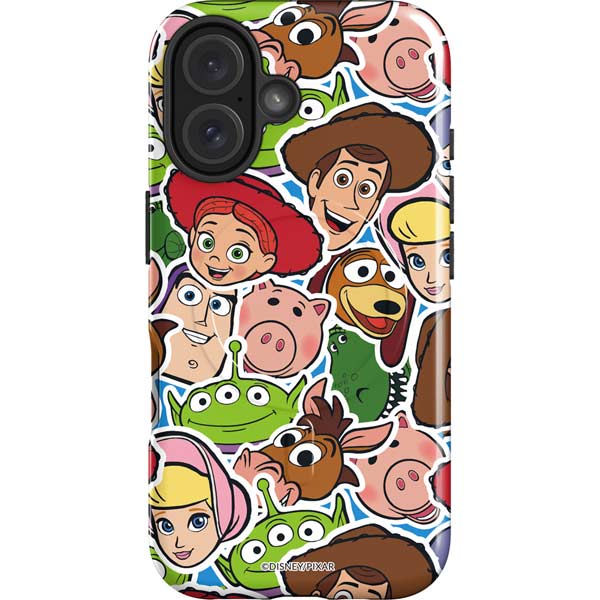 Disney Toy Story Collages Portrait iPhone 16 Plus Magsafe Impact Case