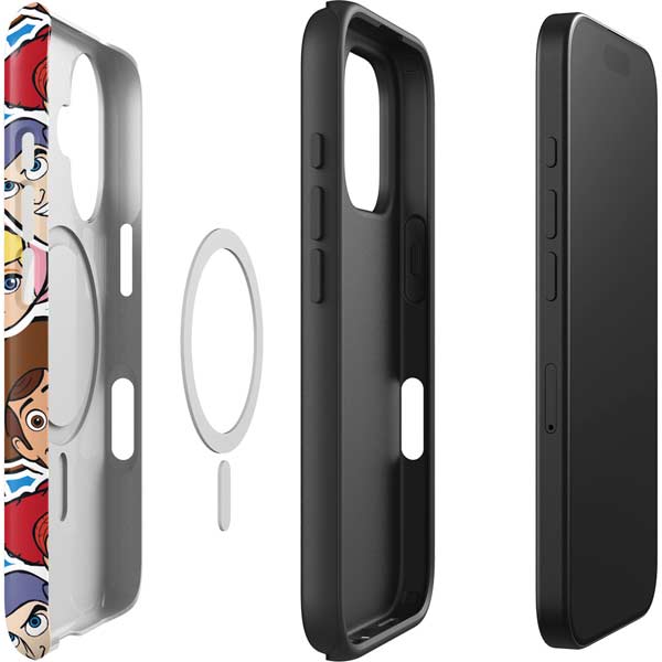 Disney Toy Story Collages Portrait iPhone 16 Plus Magsafe Impact Case