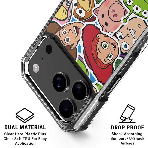 Disney Toy Story Collages Portrait iPhone 17 Pro Clear Case