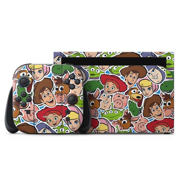 Disney Toy Story Collages Portrait Nintendo Switch 2 (2025) with Joy-Con Skin