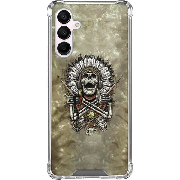 Liquid Blue Tribal Beats Galaxy A16 5G Clear Case