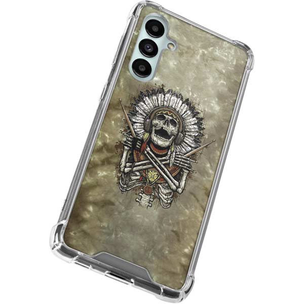 Liquid Blue Tribal Beats Galaxy A16 5G Clear Case