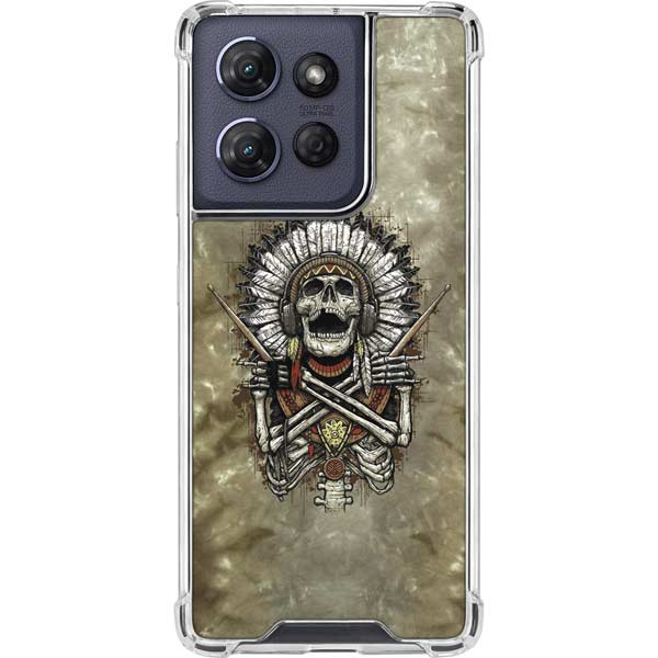 Liquid Blue Tribal Beats Moto G 5G (2025) Clear Case