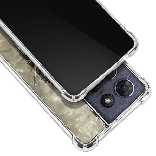 Liquid Blue Tribal Beats Moto G 5G (2025) Clear Case