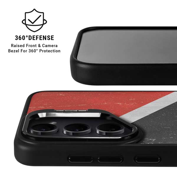 Trinidad and Tobagao Flag Distressed Galaxy S26 Plus Kickstand Case