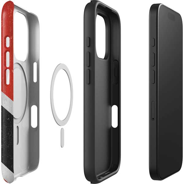 Trinidad and Tobagao Flag Distressed iPhone 16 Pro Max Magsafe Impact Case