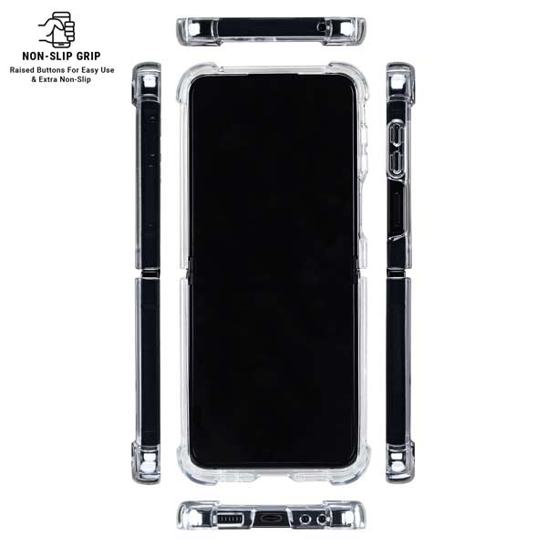 Tropical Daze Galaxy Z Flip7 Clear Case