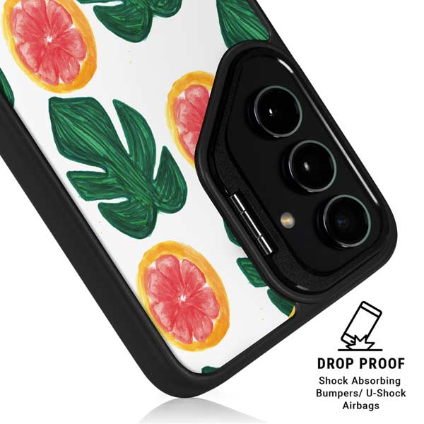 Bouffants and Broken Hearts Tropical Leaves and Citrus Galaxy S26 Ultra Kickstand Case