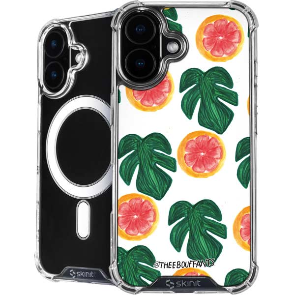 Bouffants and Broken Hearts Tropical Leaves and Citrus iPhone 17 MagSafe Case