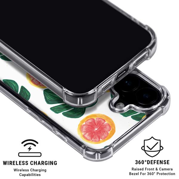 Bouffants and Broken Hearts Tropical Leaves and Citrus iPhone 17 MagSafe Case