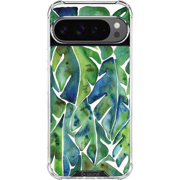 Tropical Leaves by Cat Coq Google Pixel 10 Pro XL Clear Case