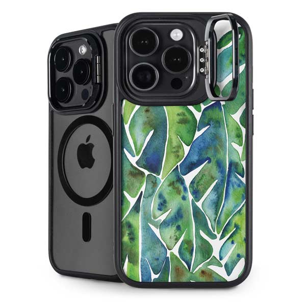 Tropical Leaves by Cat Coq iPhone Cases