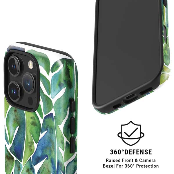 Tropical Leaves by Cat Coq iPhone 16 Pro Magsafe Impact Case