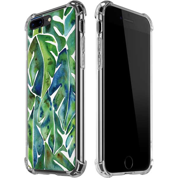 Tropical Leaves by Cat Coq iPhone Cases