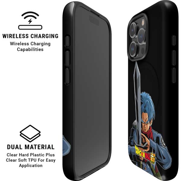 Dragon Ball Super Trunks Portrait iPhone 16 Pro Max Magsafe Impact Case