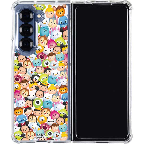 Disney Tsum Tsum Animated Characters Galaxy Z Fold7 Clear Case
