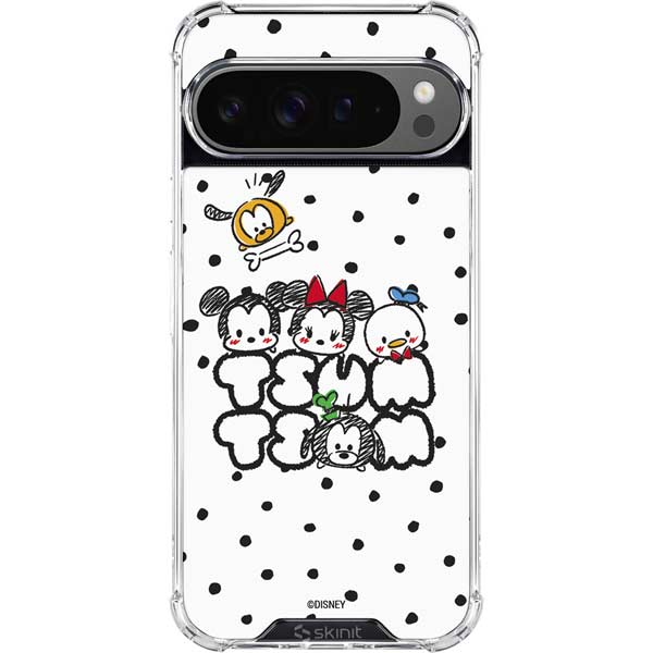 Disney Tsum Tsum Characters Art Google Pixel 10 Pro XL Clear Case