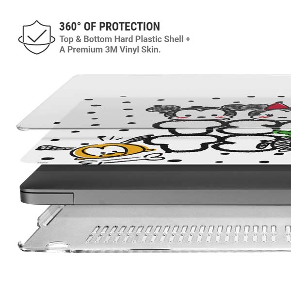 Disney Tsum Tsum Characters Art MacBook Pro 14in (2021-24) Case plus Skin