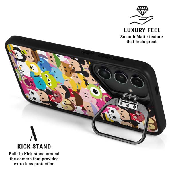 Disney Tsum Tsum Close up Characters Galaxy S26 Ultra Kickstand Case