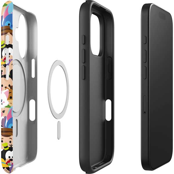 Disney Tsum Tsum Close up Characters iPhone 16 Plus Magsafe Impact Case