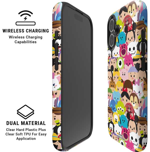 Disney Tsum Tsum Close up Characters iPhone 16 Plus Magsafe Impact Case