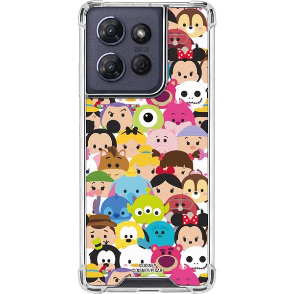 Disney Tsum Tsum Close up Characters Moto G 5G (2025) Clear Case