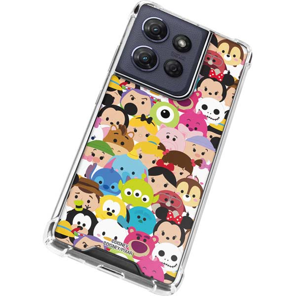 Disney Tsum Tsum Close up Characters Moto G 5G (2025) Clear Case