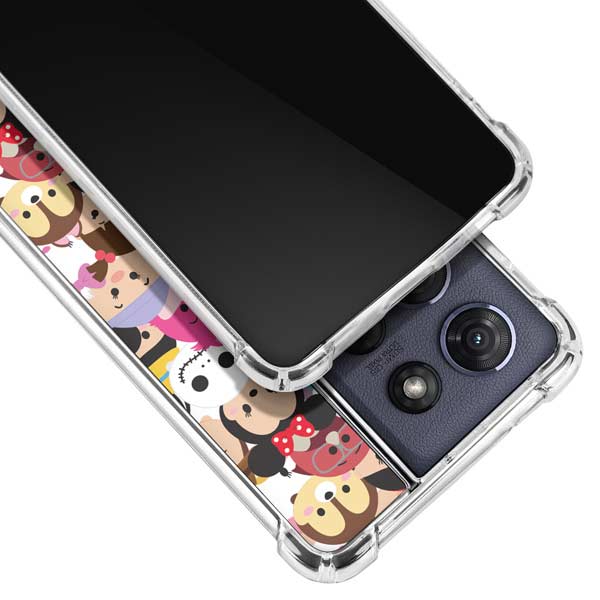 Disney Tsum Tsum Close up Characters Moto G 5G (2025) Clear Case