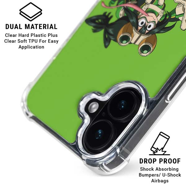 My Hero Academia Tsuyu Season 5 iPhone 17 Clear Case