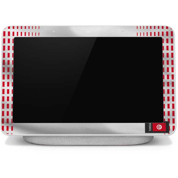 Tunisia Soccer Flag Google Home Hub Skin