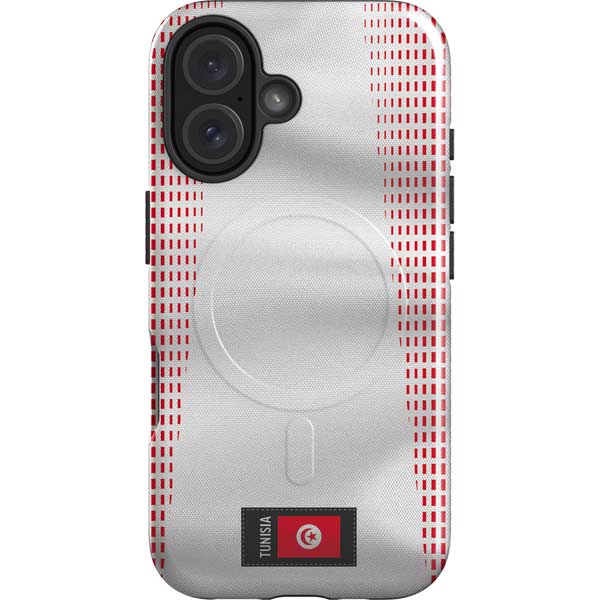 Tunisia Soccer Flag iPhone 16 Plus Magsafe Impact Case