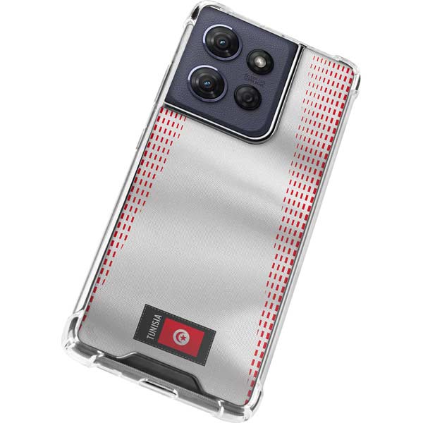 Tunisia Soccer Flag Moto G 5G (2025) Clear Case