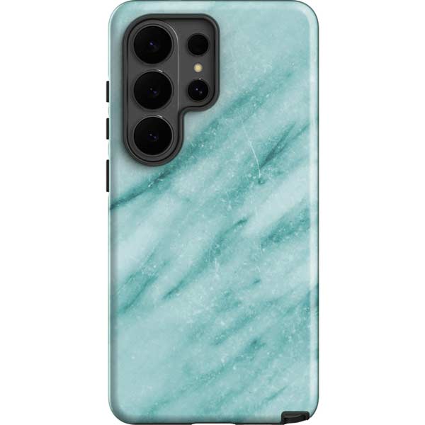 Turquoise Marble Galaxy S26 Ultra Impact Case