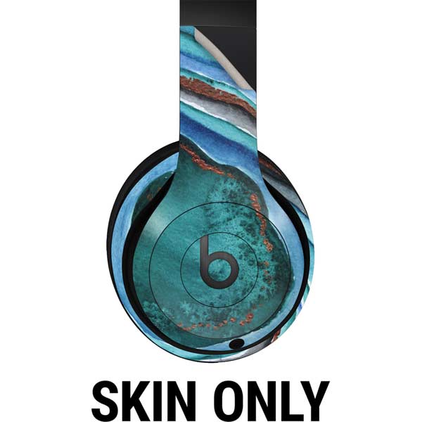 Turquoise Watercolor Geode Beats Studio Pro Wireless Headphones Skin
