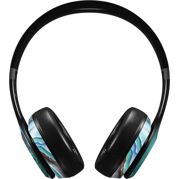 Turquoise Watercolor Geode Beats Studio Pro Wireless Headphones Skin