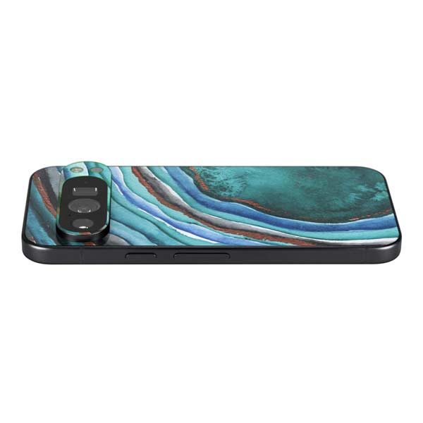 Turquoise Watercolor Geode Google Pixel 10 Pro XL Skin