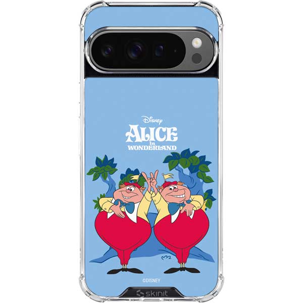 Disney Alice in Wonderland Tweedle Dee and Tweedle Dum Google Pixel 10 Pro Clear Case