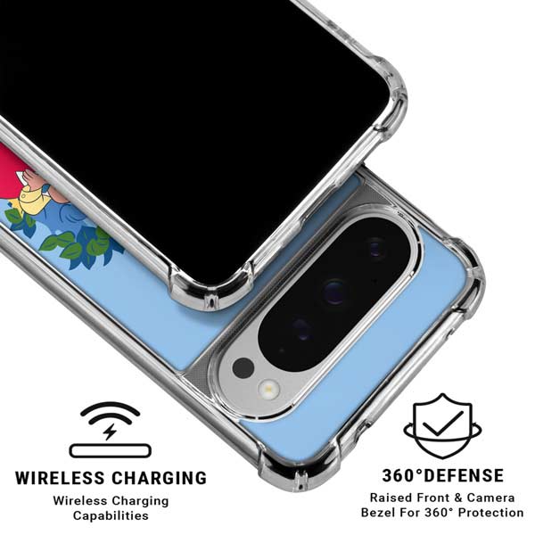 Disney Alice in Wonderland Tweedle Dee and Tweedle Dum Google Pixel 10 Pro Clear Case
