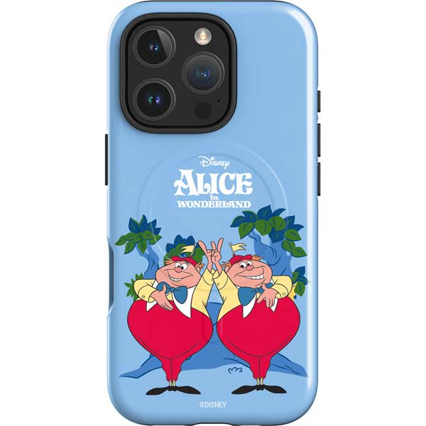 Disney Alice in Wonderland Tweedle Dee and Tweedle Dum iPhone 16 Pro Magsafe Impact Case