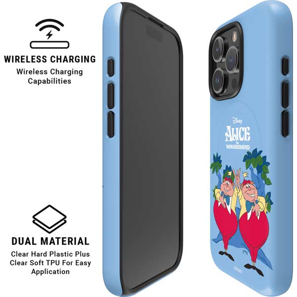 Disney Alice in Wonderland Tweedle Dee and Tweedle Dum iPhone 16 Pro Magsafe Impact Case